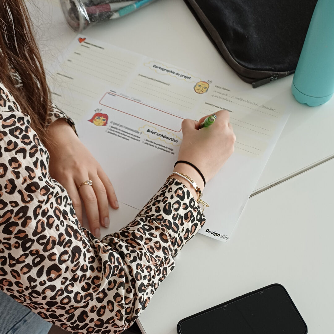 Designable _ Exercices cartographie du projet et Brief Design